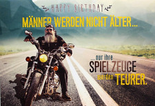 Geburtstagskarte Biker Karte