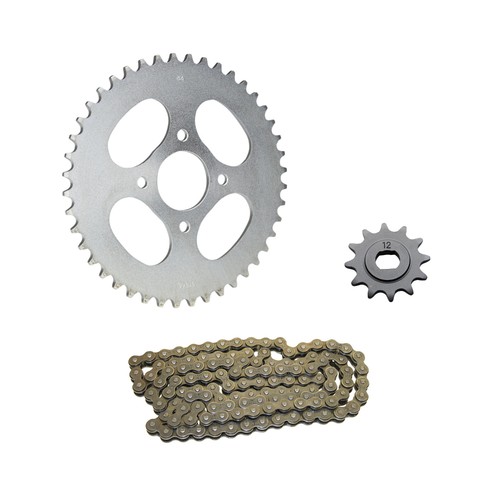 Kettensatz silber ritzel 44 - kettensatz, 12