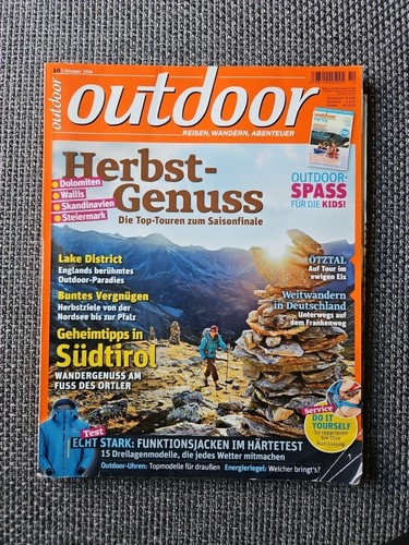 Zeitschrift outdoor oktober - zeitschrift,