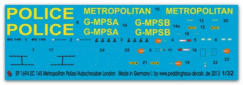 Peddinghaus decals 1694 - 1/32,