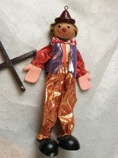 BB) Clown Marionette aus Holz