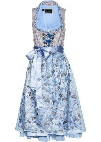 Dirndl mit pailletten schürze - mit, pailletten-schürze