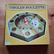 "Tiroler Roulette", Bauernroulette ,schweres stabiles Holz- Gesellschaftsspiel