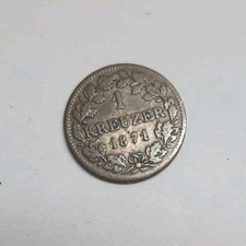 Bayern 1 Kreuzer 1871 Billon