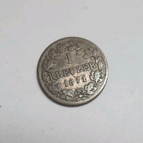 Bayern kreuzer 1871 - 1, billon