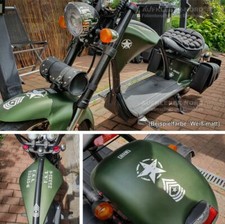 23 Aufkleber U.S. Army E-Chopper Roller USA Motorrad M31 HD Biker Tank Sticker