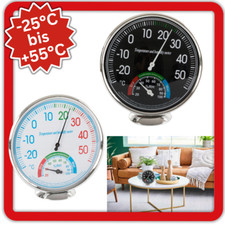 Thermometer Hygrometer Analog Luftfeuchte Luftfeuchtigkeit Raumklima Innen außen