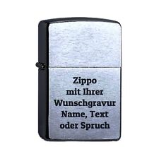 Zippo Feuerzeug mit Gravur Wunschtext Wunschgravur personalisiert Name Text