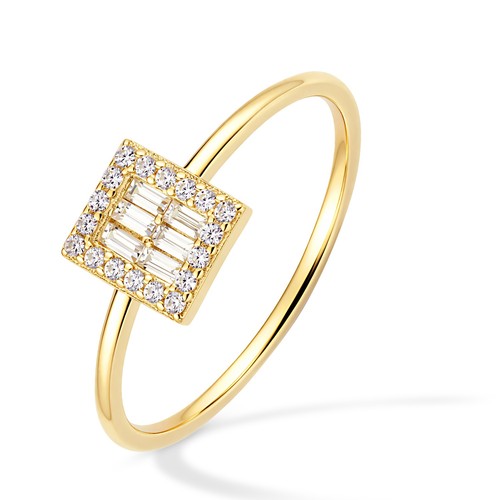 Massiver cluster ring kt - 9,