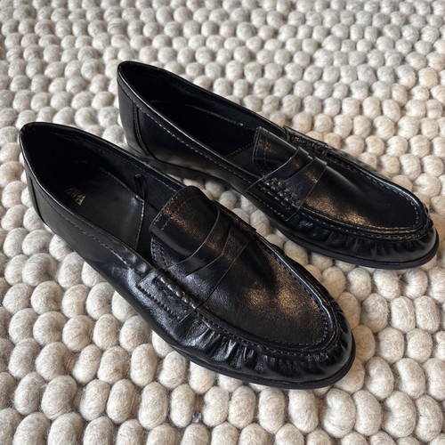 Damen loafer schwarz - schwarz, gr.