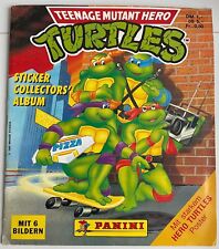 Album Teenage Mutant Hero Turtles mit POSTER beklebt  1991  Panini