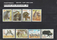 Ruanda 1984_MichelNr.: RW 1283-RW 1290_ Serie : Zebras and Buffalos  (8_Marken )