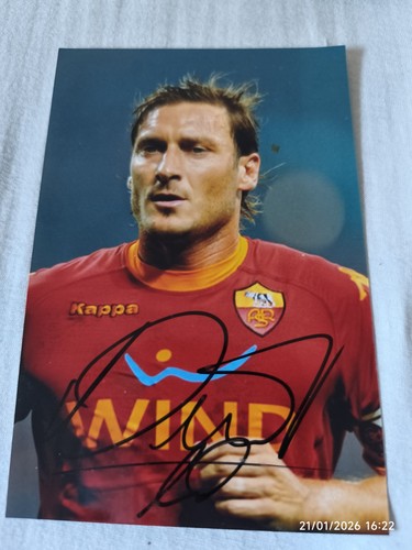 Francesco totti autogramm - francesco,