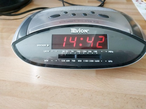 Tevion radiowecker silber - tevion,