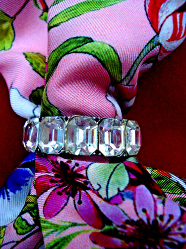 Antik brosche strass - brosche,