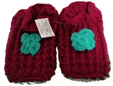 1Paar Kinder Strick Pantoffel
