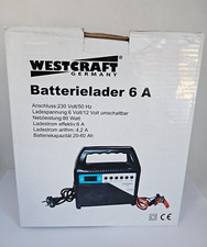 Westkraft Autozubehör Batterie-Ladegerät 6A /  Batterielader 6 A