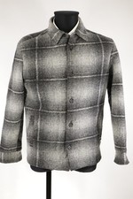 Drykorn schwarz-weiß-karierte Jacke Herbst/Winter Gr.S Polyester Polyacryl Wolle