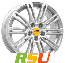 MAM A4 silver painted 7.5x17"