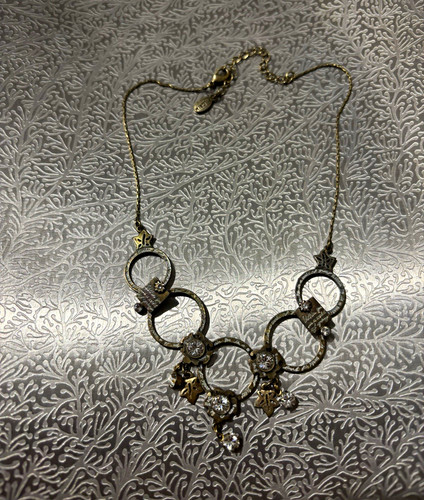 Halskette collier gold - halskette/collier, &