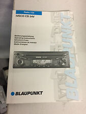 Blaupunkt IVECO CD 24V LKW CD Radio Bedienungsanleitung auf (D -E- I -ES - F-)