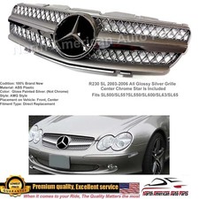 R230 SL500 SL600 Grille Silver