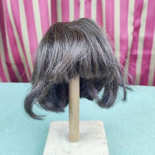 Dunkelbraune Puppenperücke