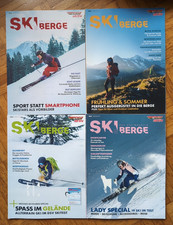 4 Ausgaben Ski & Berge 04-06 21/22  u. 02/ 22/23 DSV Magazin  Allterrain Skitest