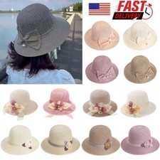 Damen Strohhut Mit Breiter