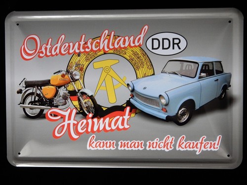 Blechschild trabant 601 - trabant, s50