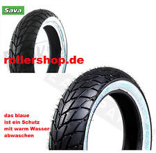 Reifen Weißwand 130/70-12 Mitas/Sava MC20, 62P, TL, DOT 9.21