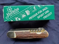 Hubertus Jagdtaschenmesser, Solingen, 4-teilig, 12351HH00, neuwertig