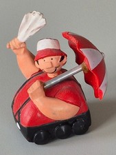 Vintage kleine Brummi Werbefigur 1970er-Jahre der Kampagne "fern schnell gut"