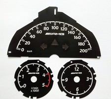 Tachoscheibe 200 km/h + Drehzahlmesser Smart 451 Diesel AMG