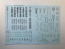 Transfer Sheet Decals Necrons