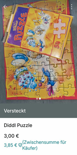 Diddl puzzle teile cartoon - teile,