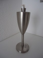 Edelstahl Tischfackel Öllampe