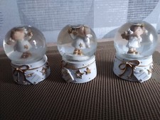Drei Schneekugeln "Engel"