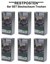 6x Trocken Steckschaum