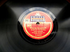 1499/ ZARAH LEANDER-Wenn der Herrgott will-Wann... TOP ZUSTAND-78rpm Schellack
