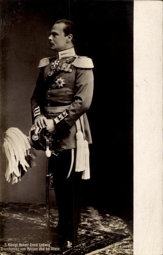 Großherzog ernst ludwig - ak,