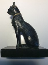 Bastet statue aus stein - stein, auf