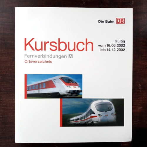 Kursbuch fernverbindungen - kursbuch,