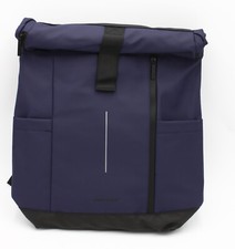 Roll Top Rucksack Unisex Kurier blau Wasserabweisend NL