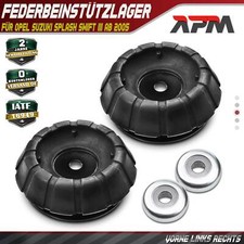 2x Domlager Federbeinstützlager Vorne für Opel Agila (B) Suzuki Splash Swift III