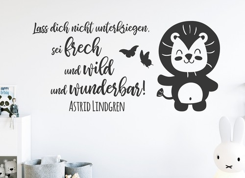 Wandtattoo astrid lindgren - wandtattoo,
