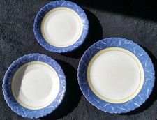 Luminarc Arcopal Feston 1x Suppenteller weiß blau gelb D. 21 cm