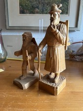 2 Alte Erzgebirge Figuren