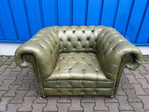 Vintage chesterfield sessel - chesterfield,