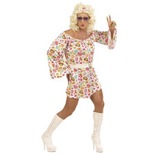 DRAG QUEEN HIPPIEKOSTÜM 60er